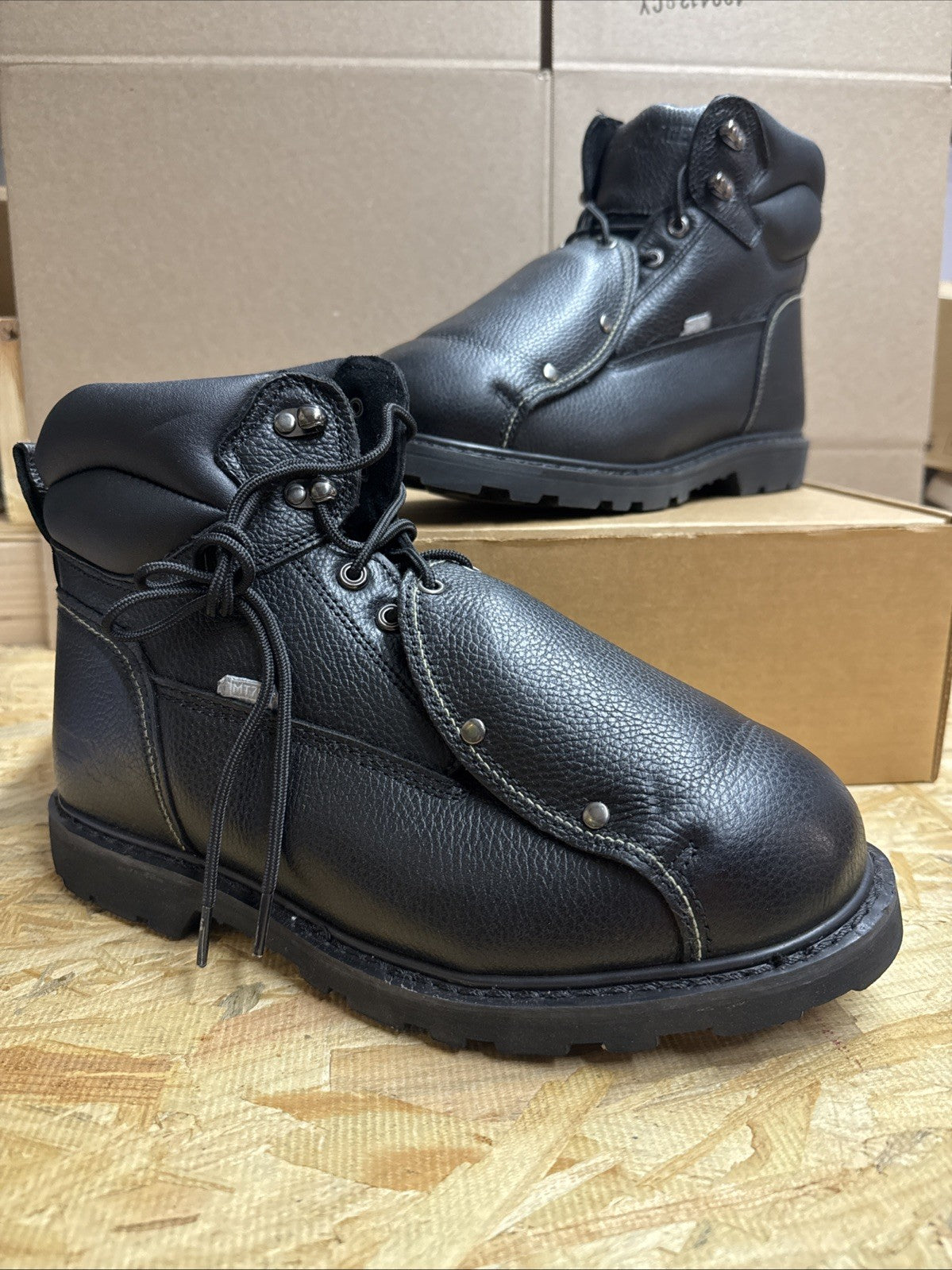 Iron Age Groundbreaker Electrical Steel Toe Work  Mens Black  IA5016 SIZE 10.5