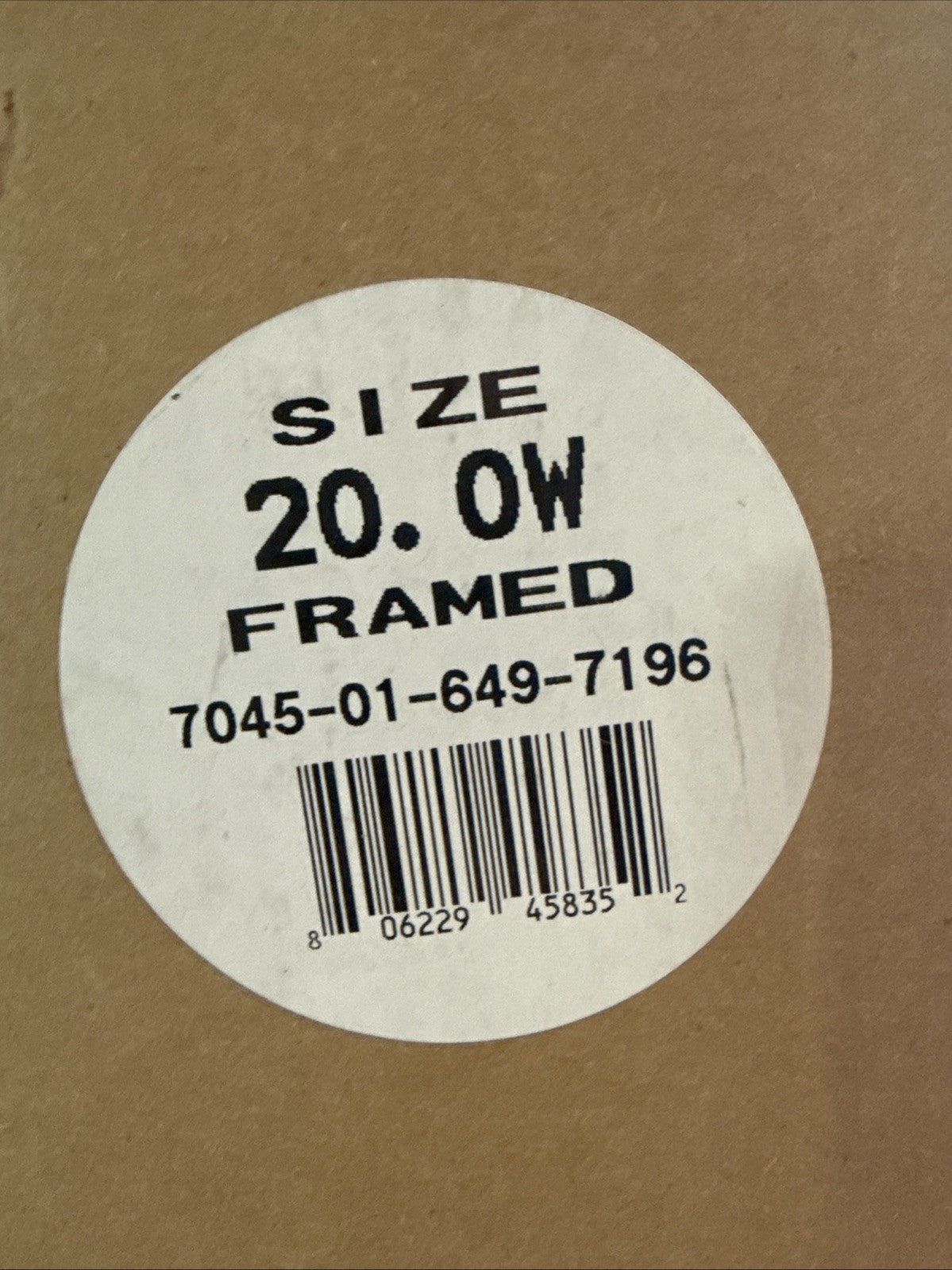 SKILCRAFT Privacy Shield W/ Frame For 20" Widescreen LCD Monitors or 20" CRT