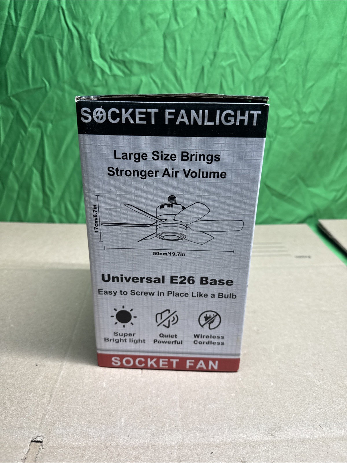 Ceiling Fan with Lights and Remote Control, 3 Colors Dimmable 6 Speeds Ceilin...