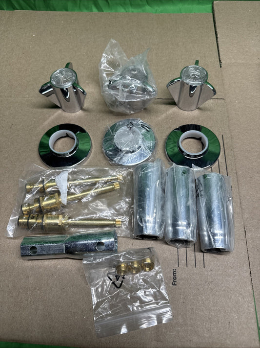 Danco 39620 Tub/Shower 3-Handle Remodeling Trim Kit in Chrome for Sayco