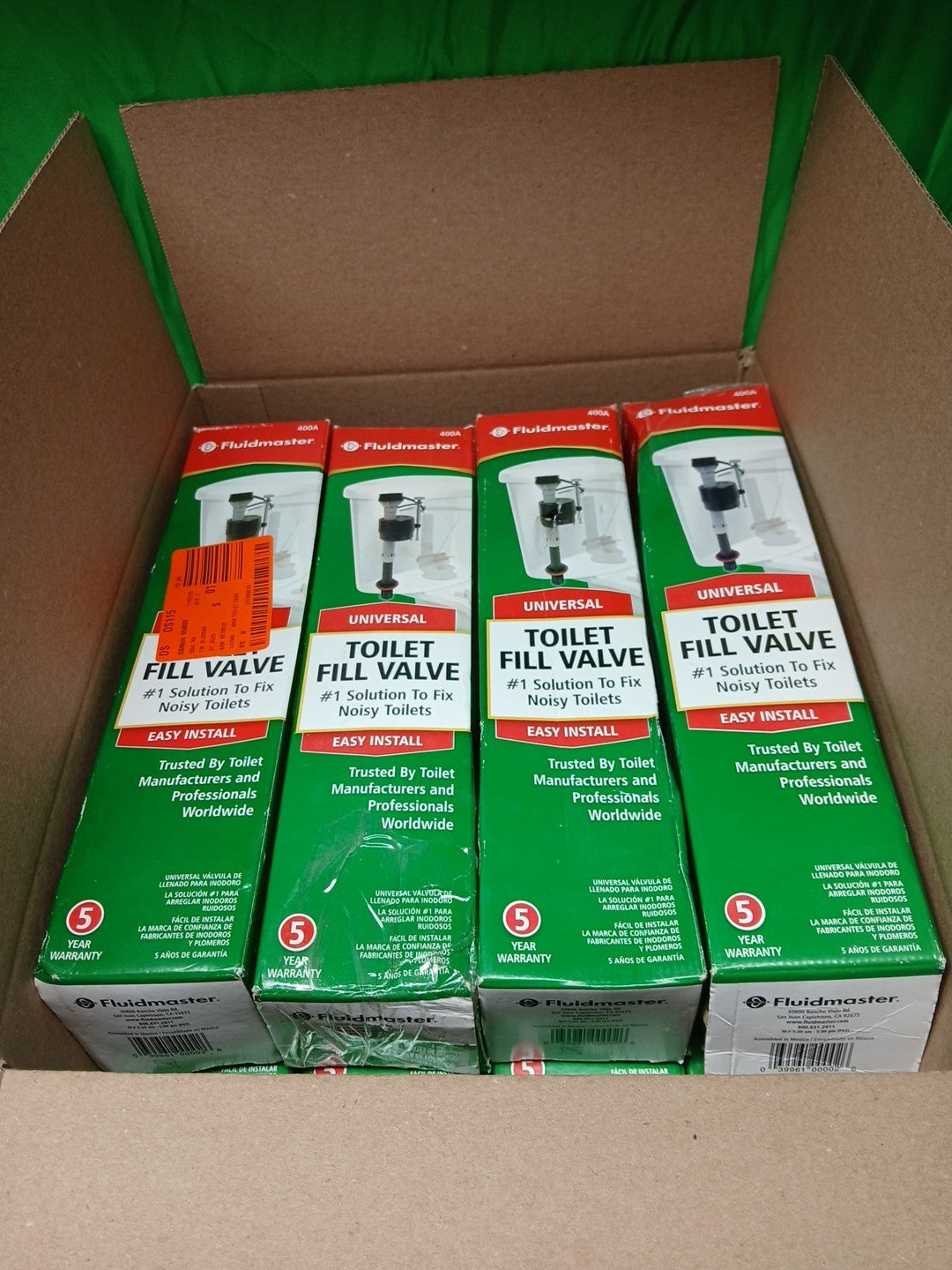 *12* PACK Fluidmaster 400A Universal Toilet Fill Valve...