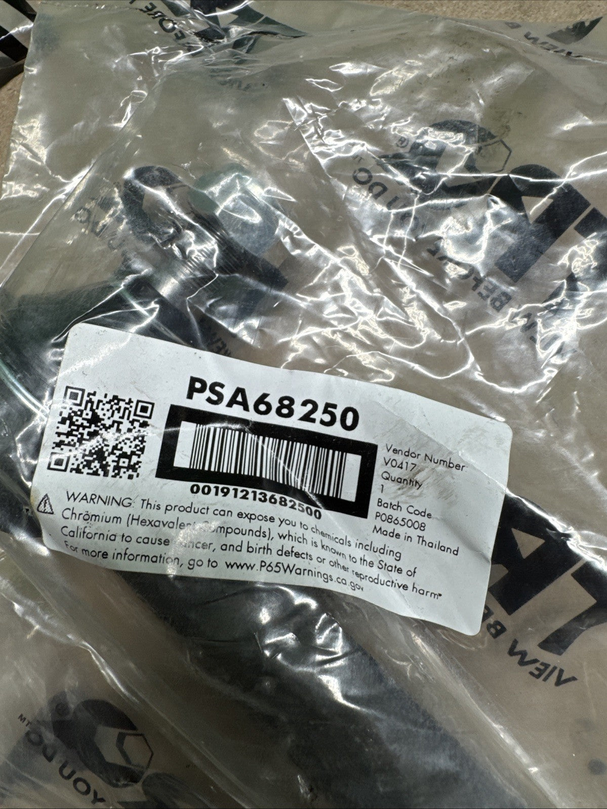 LOT OF 2 Steering Tie Rod End TRQ PSA68250