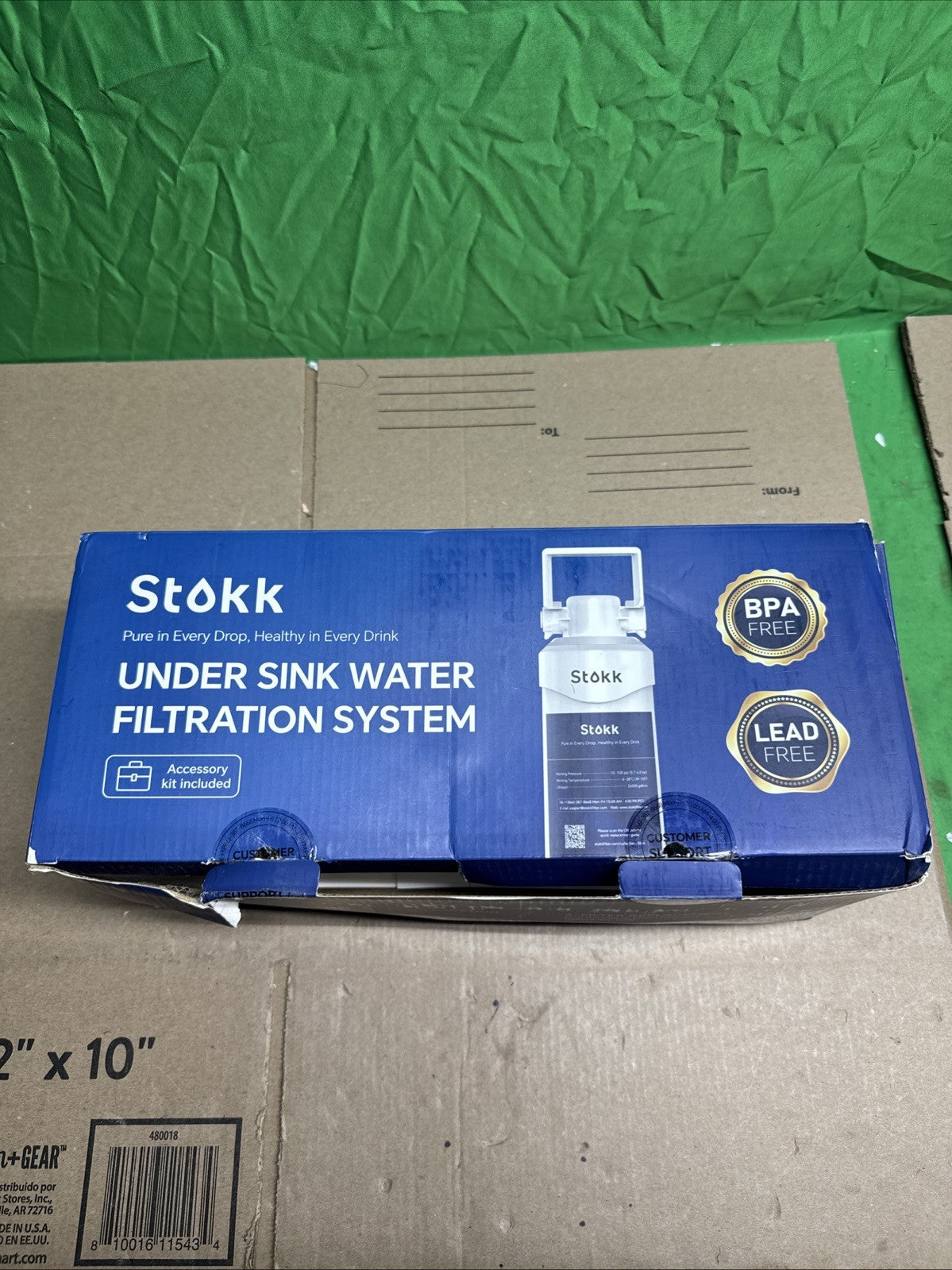 Stokk UC50 Under Sink Water Filter, Reduces Lead, Chlorine, Bad Taste & Odor New