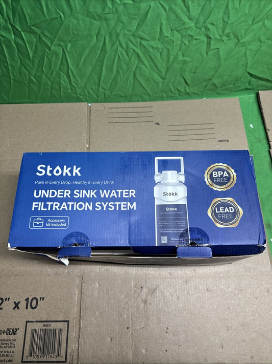 Stokk UC50 Under Sink Water Filter, Reduces Lead, Chlorine, Bad Taste & Odor New