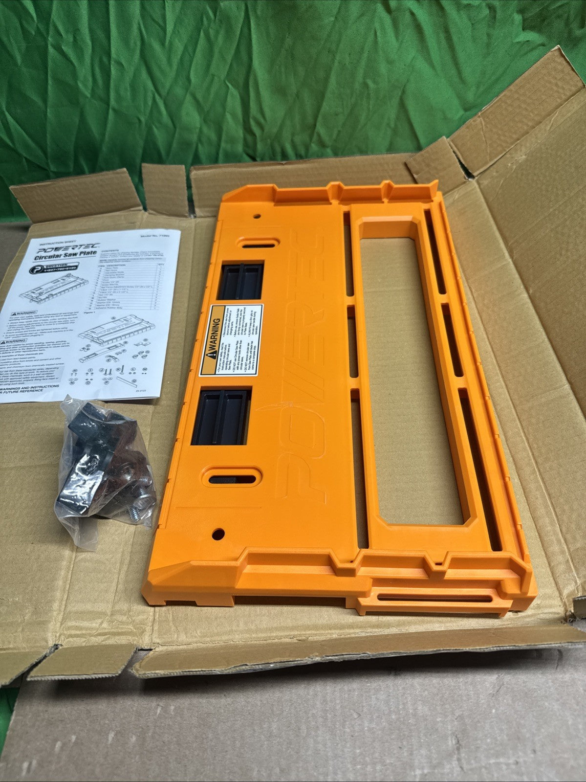 Universal Circular Saw Track Plate Compatible with Most Track Saw Guide Rails...