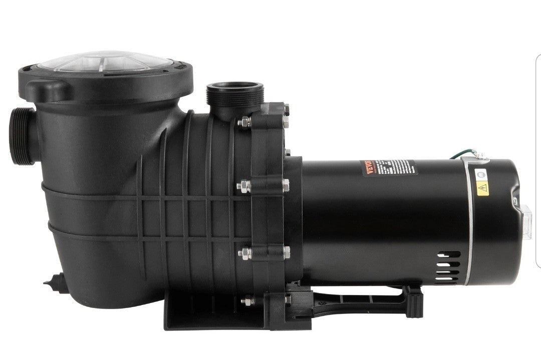 VEVOR Above Ground Swimming Pool Pump Single Speed 1 HP 80 GPM 110V / 240V