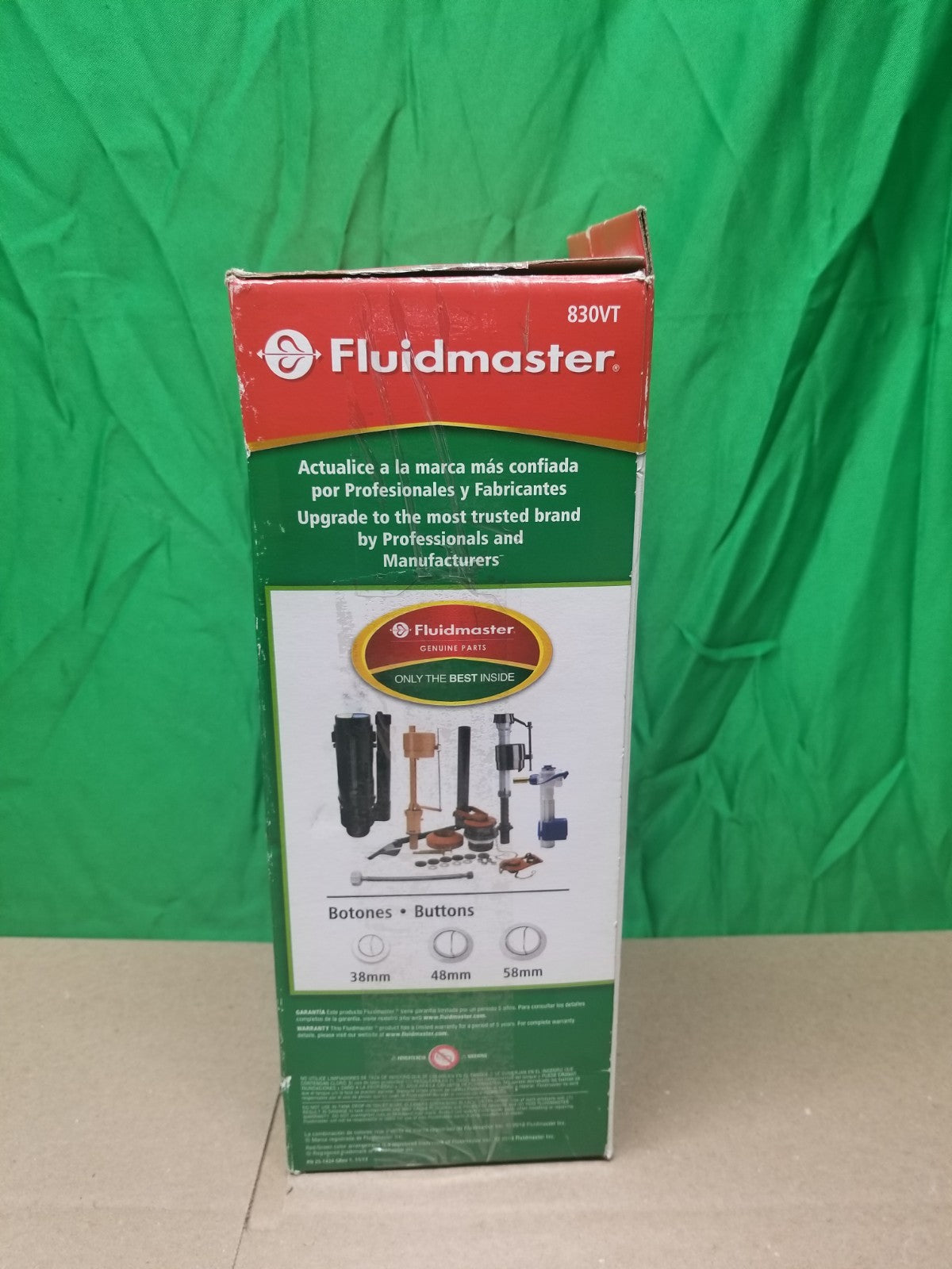 Fluidmaster Replacement 3 in. Dual Flush Valve for Toilets (1-Piece) OPEN BOX