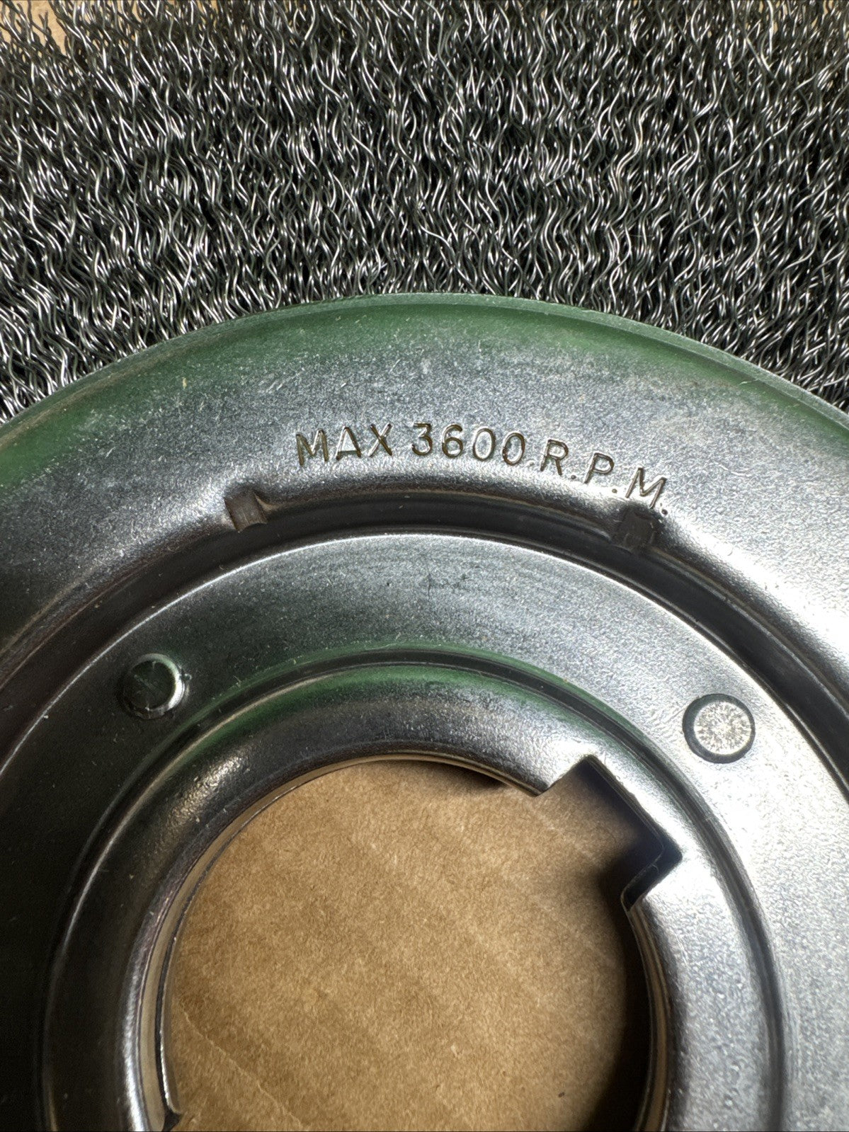 Weiler 06160 10" Medium Face Crimped Wire Wheel .014 Wire 2" Arbor (B131)