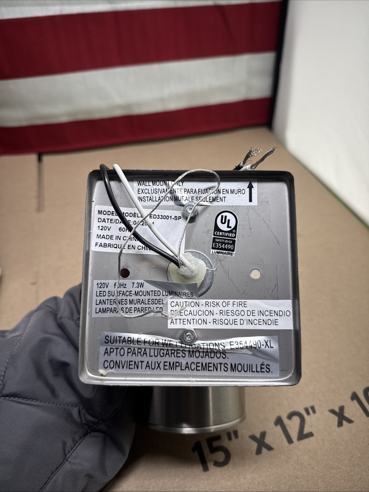 Barrow LED Outdoor Light Fixture, 6 Inch Exterior Wall Lantern Sconce for Fro...