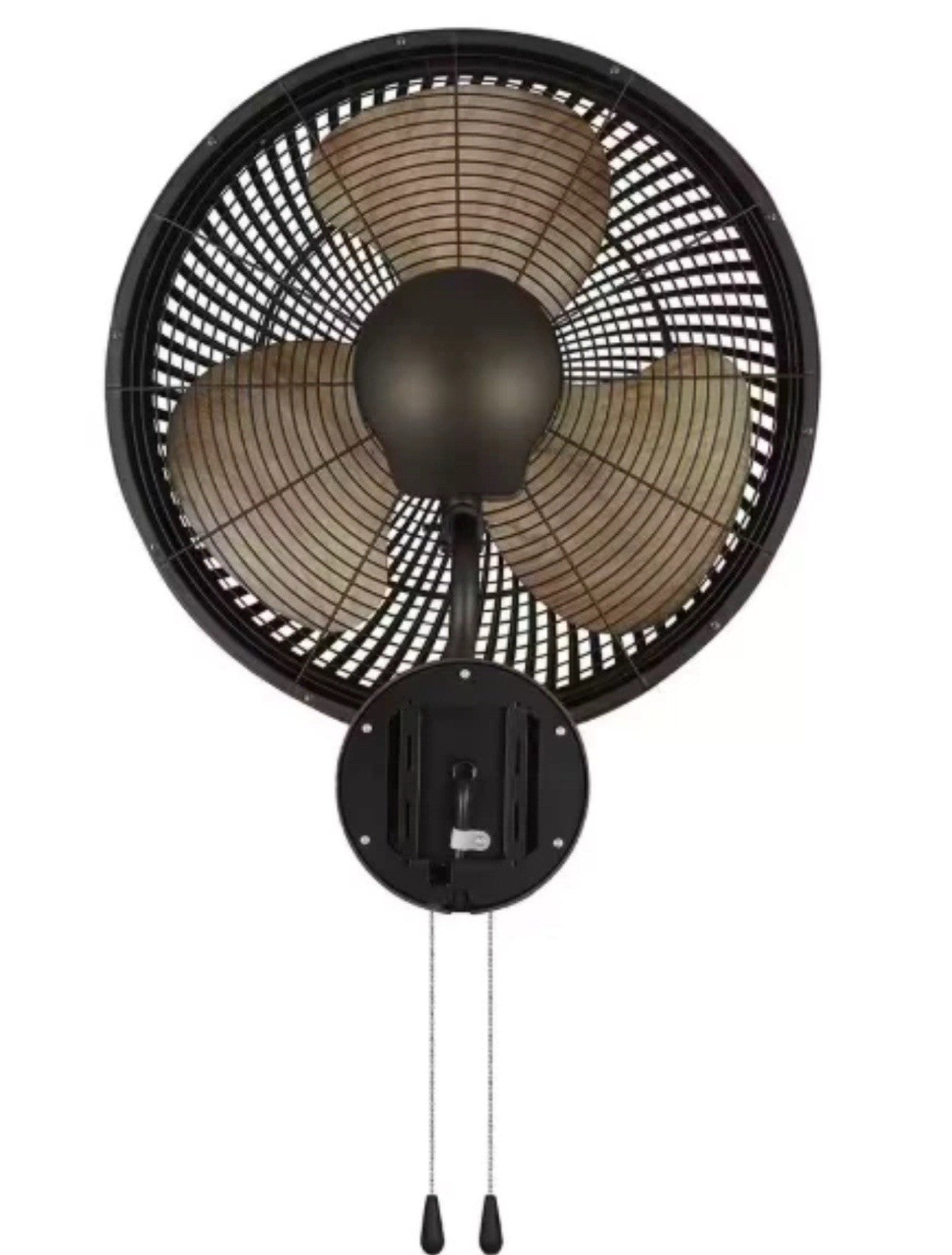 Hampton Bay 18 in. 3 Speed Oscillating High Velocity Flat Bronze Wall Mount Fan