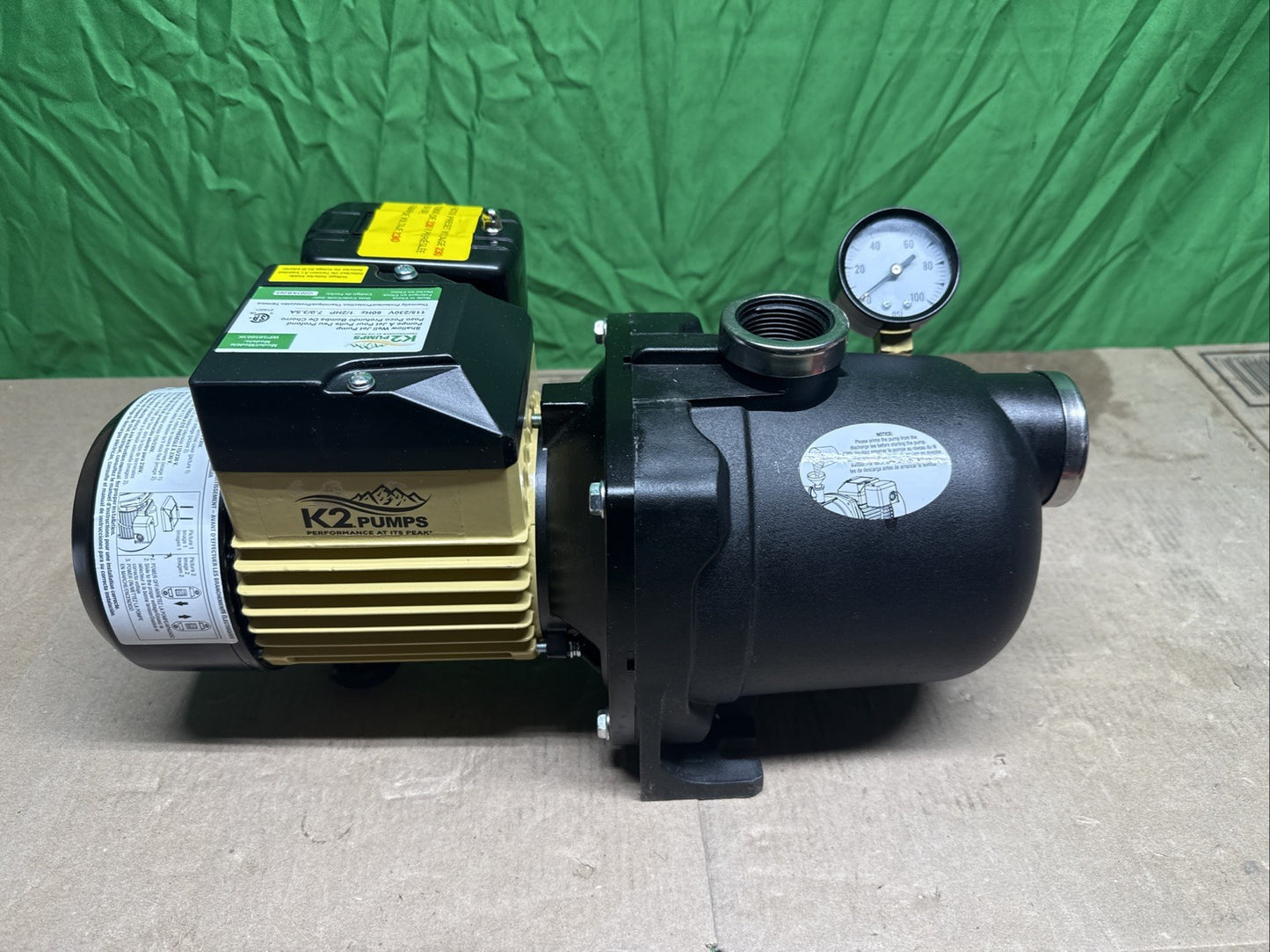 K2 Pumps Shallow Well Jet Pump 1/2 Hp Lead Free Thermoplastic 115/230V