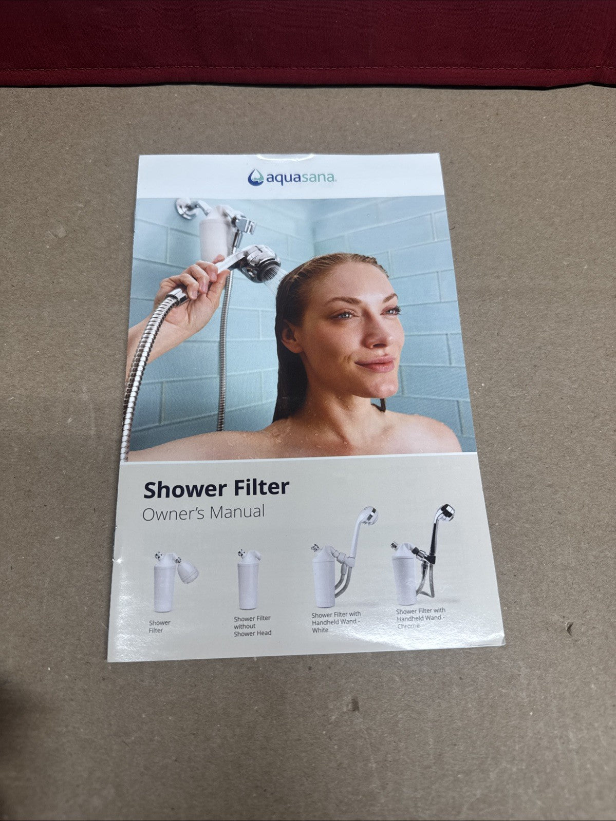 Aquasana AQ-4100 White Deluxe Shower Water Filter System With Head