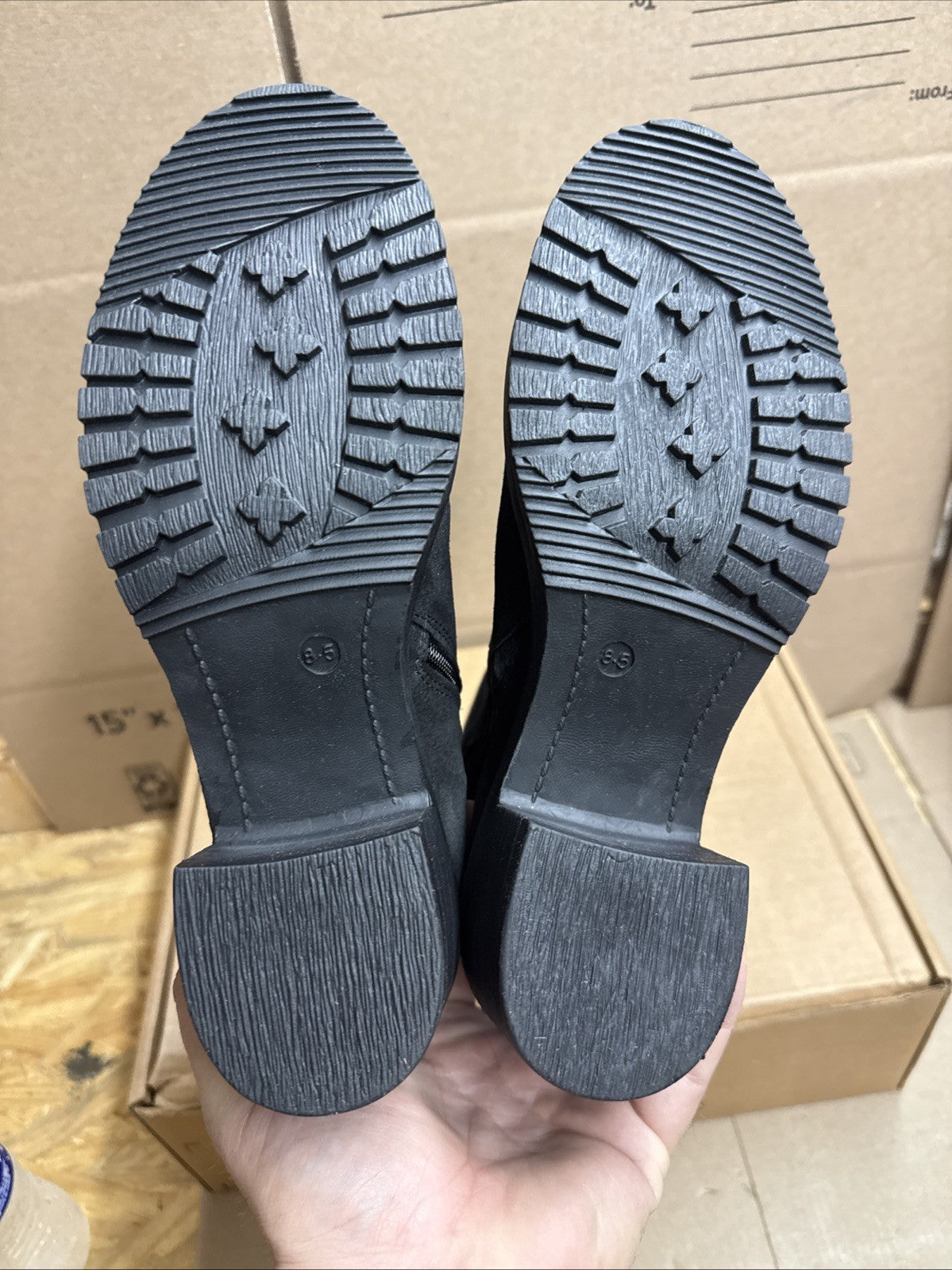 Vintage Foundry Co Womens Charmaine Handmade Burnished Rugged Black Size 8.5