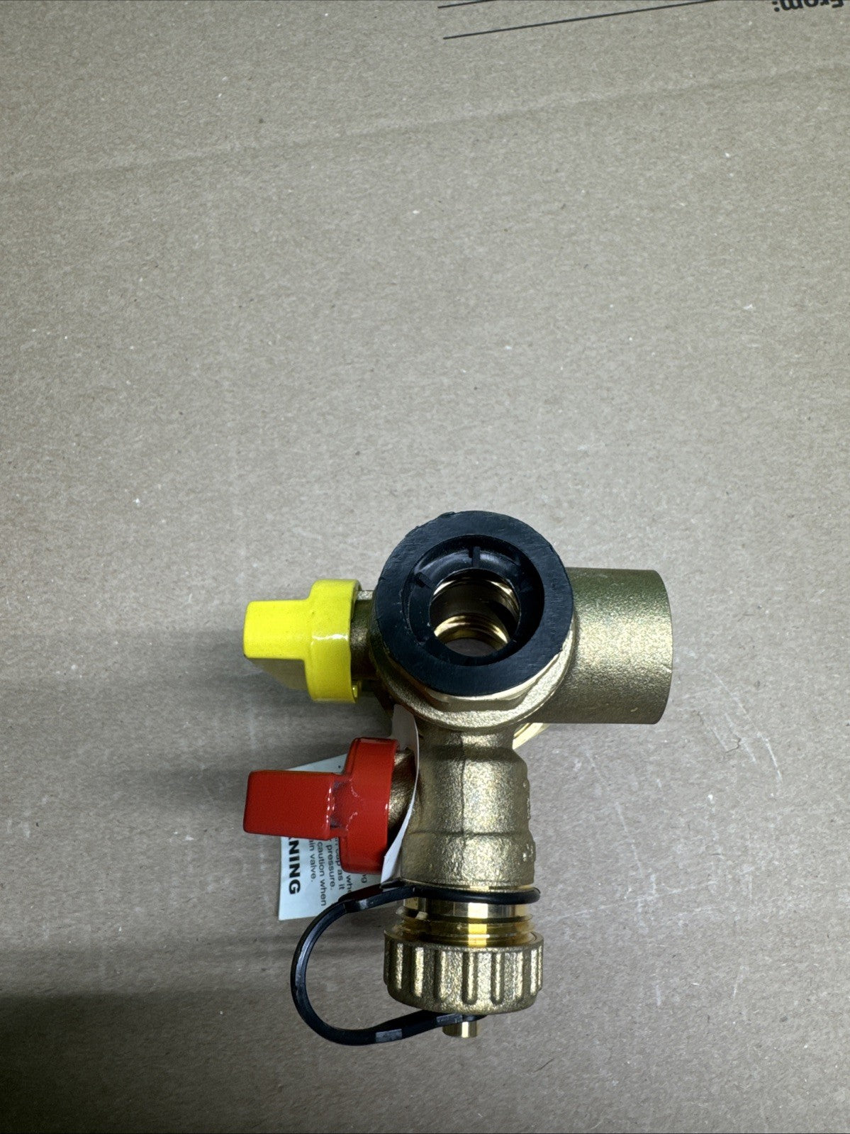 Webstone H-42443WPR-R 3/4" Tankless Water Heater Service Valve Kit w/ Two Valve