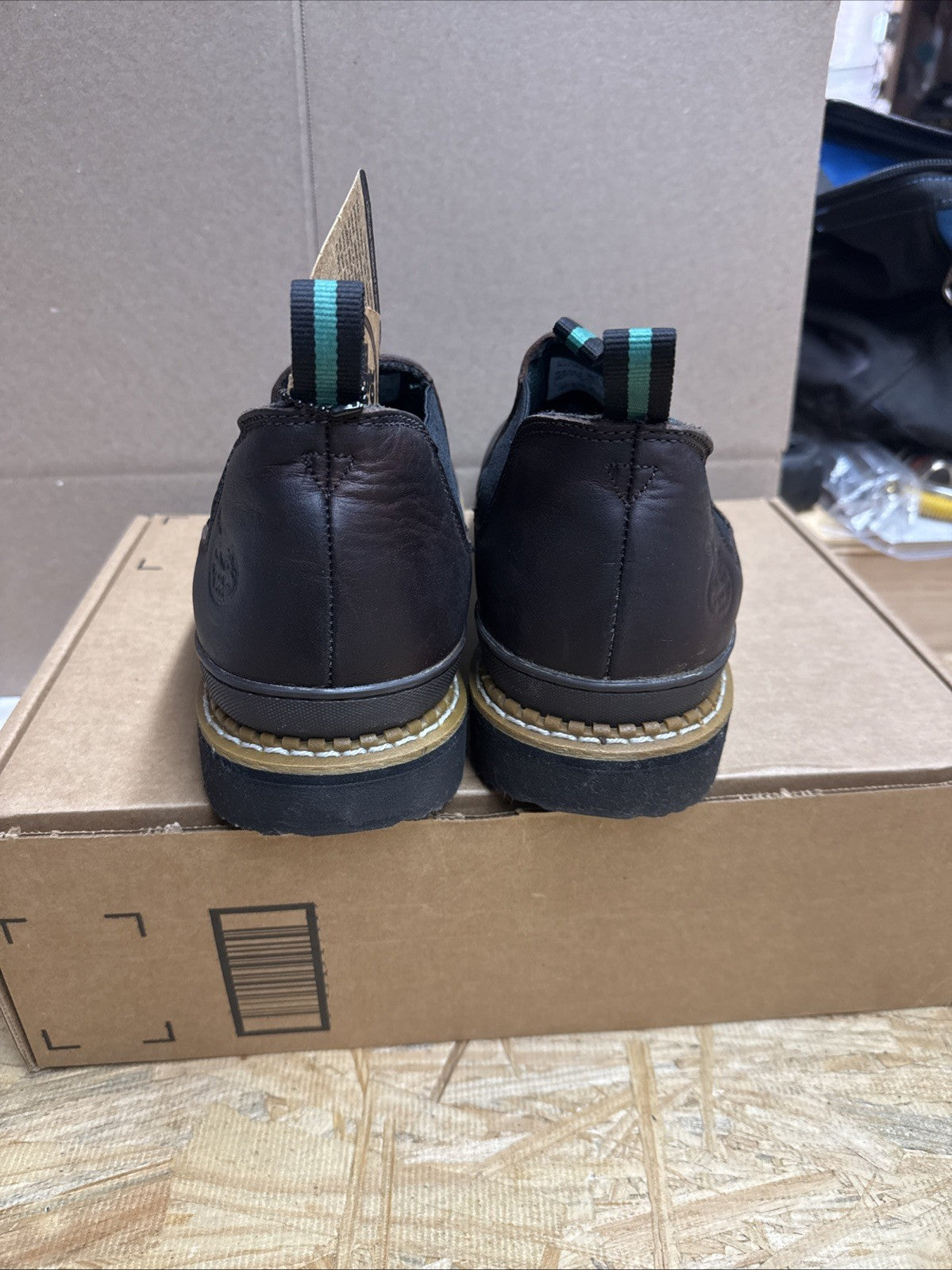 GEORGIA GIANT WEDGE ROMEO WORK BOOTS GR274 - Size 13 W