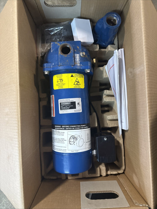 Everbilt 1 HP Professional Convertible Jet Pump For Parts Only READ DESCRIPTION.