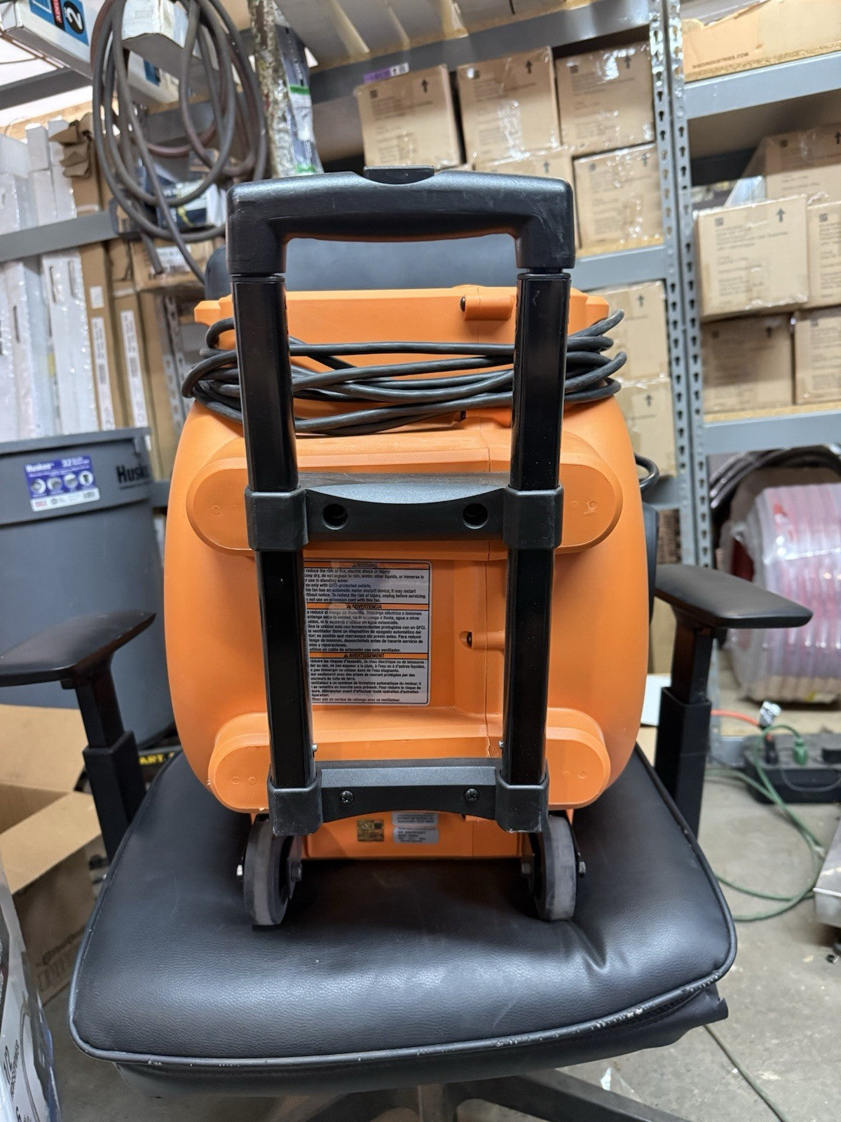 RIDGID 1625 CFM 3-Speed Portable Blower Fan Air Mover with Collapsible Handle