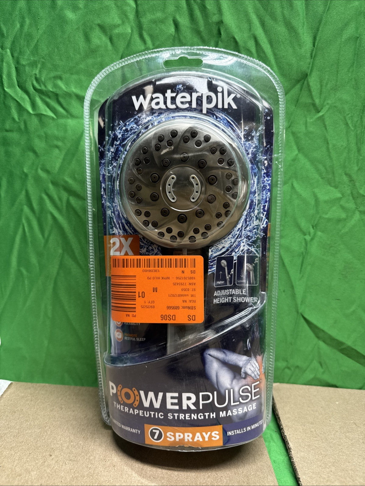 Height Select 7-Spray Patterns With 1.8 GPM 4 In. Height Select Wall Mount