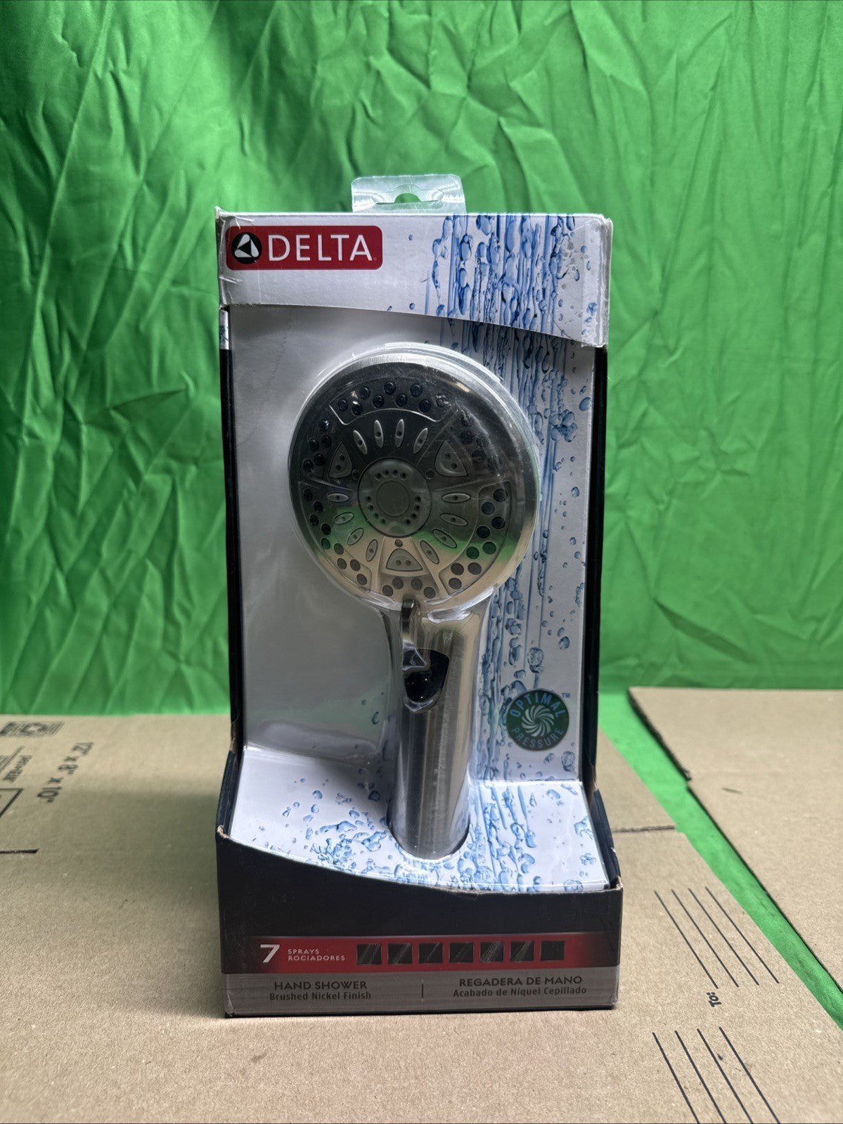 Delta 7-Spray Hand Shower In SpotShield Brushed Nickel 75601SN