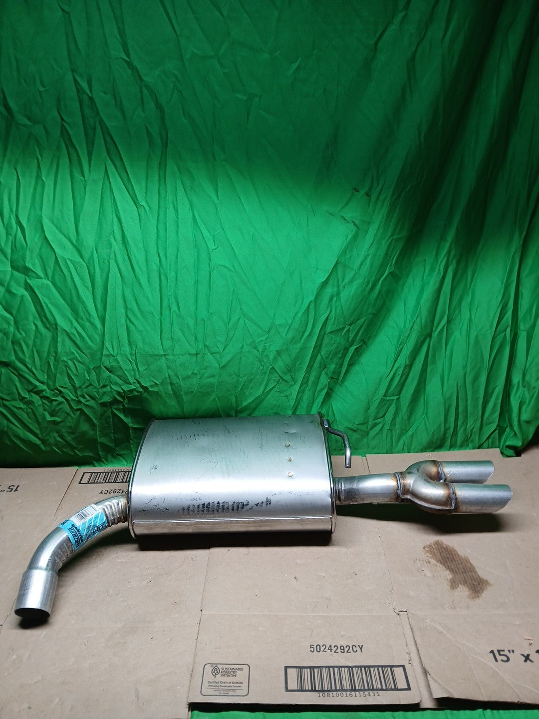 For Ford Fusion 06-12 Exhaust Muffler and Pipe Assembly Quiet-Flow Stainless