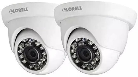 Lorell 5 Megapixel HD Surveillance Camera - 2 Pack - Dome (llr-00223)