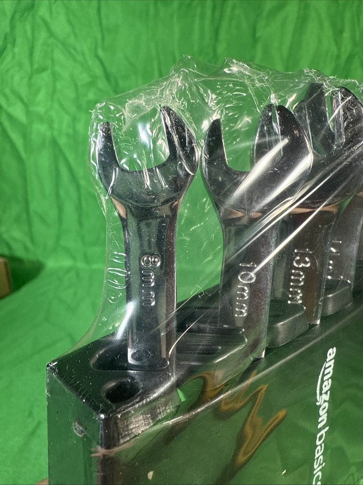 5-Piece Flexible Ratchet Wrench Set - Durable Chrome Finish, Metric Sizes