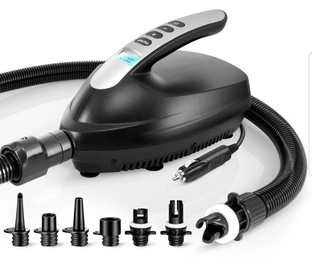 SereneLife Electric Air Pump for SUP Inflatables Quick Inflator SLPUMP20