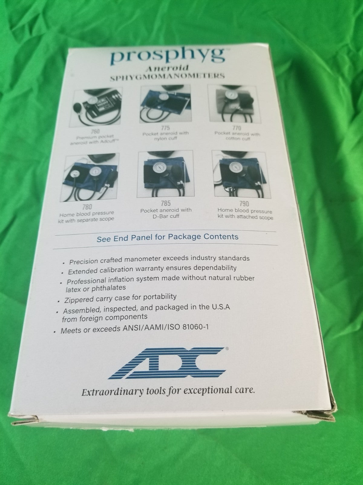 ADC Prosphyg 775 Aneroid Sphygmomanometer 775-11AN