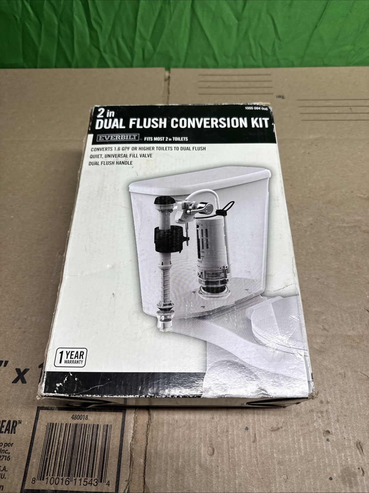 2 in. Dual Flush Toilet Conversion Kit