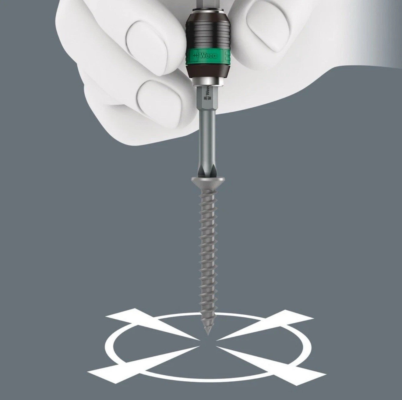 Wera 051482 Kraftform Kompakt 817 R Rapidaptor Bayonet Bit Holding Screwdriver