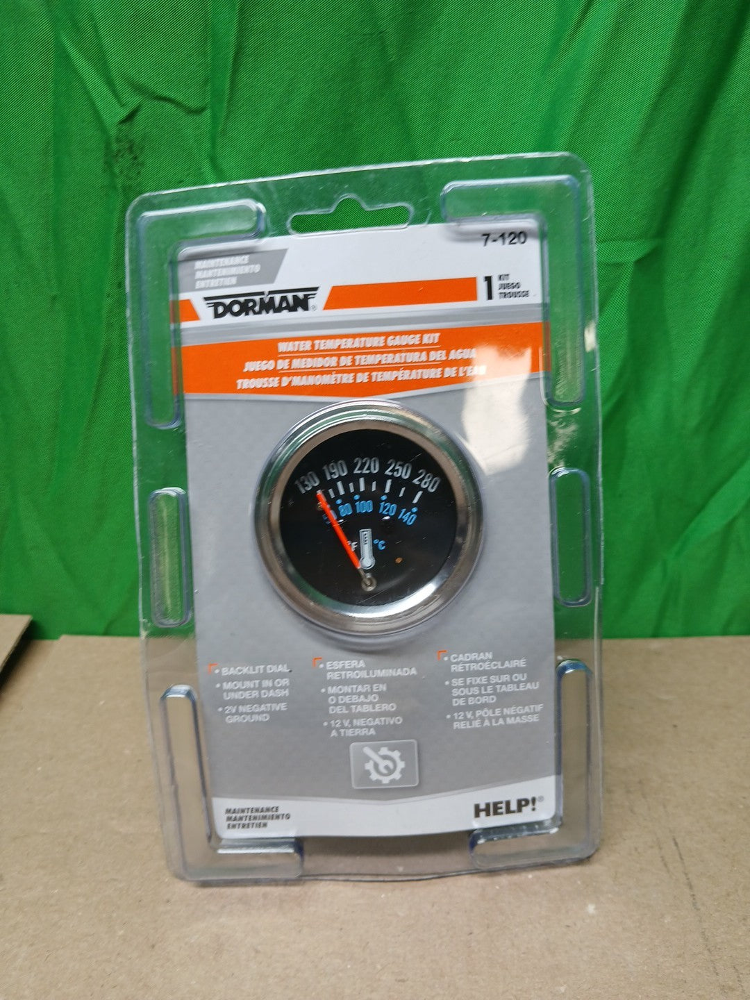 Dorman 7-120 Water Temperature Gauge - Mechanical