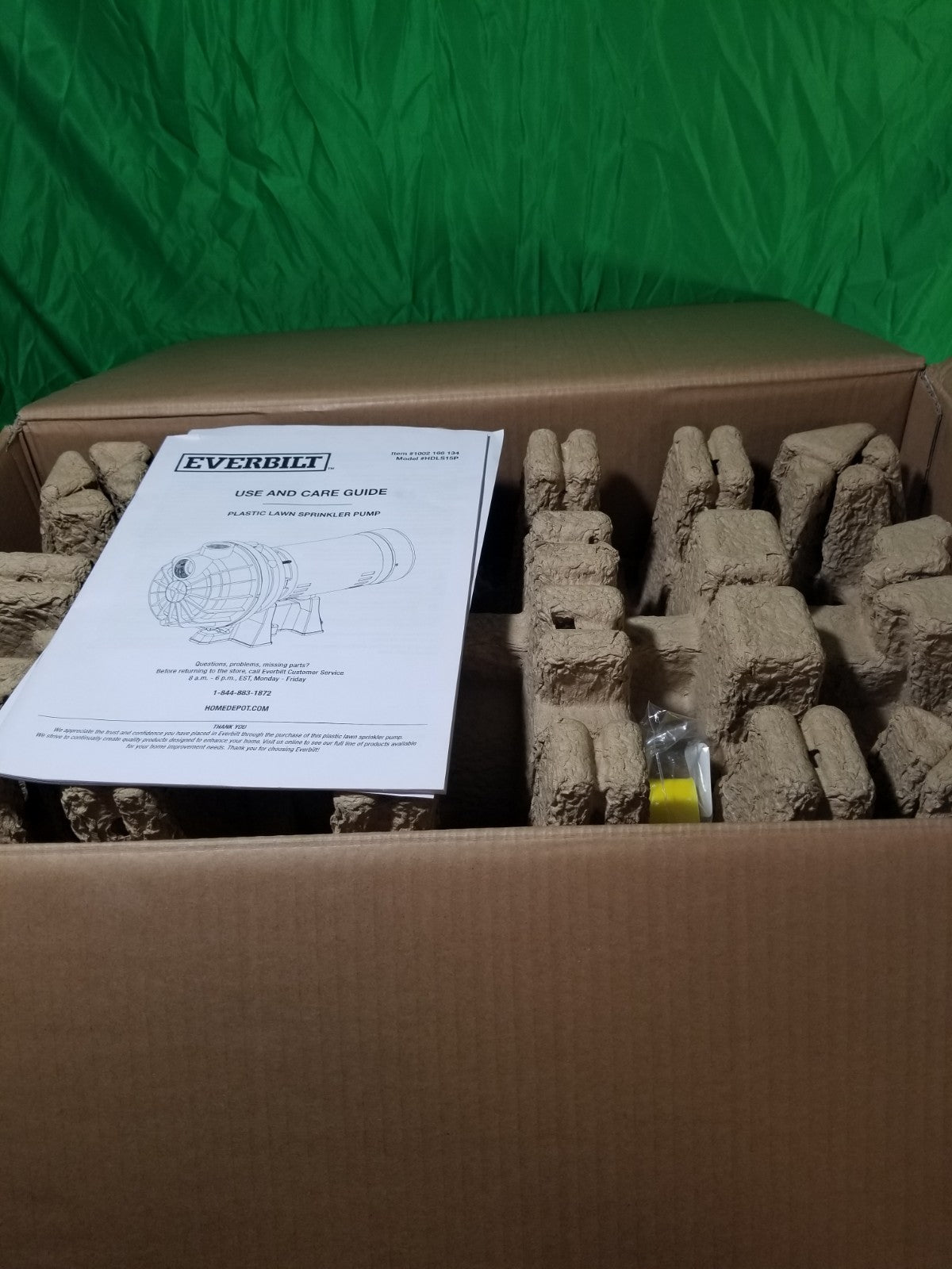 Everbilt Lawn Irrigation Pump Plastic 1-1/2HP HDLS15P NEW