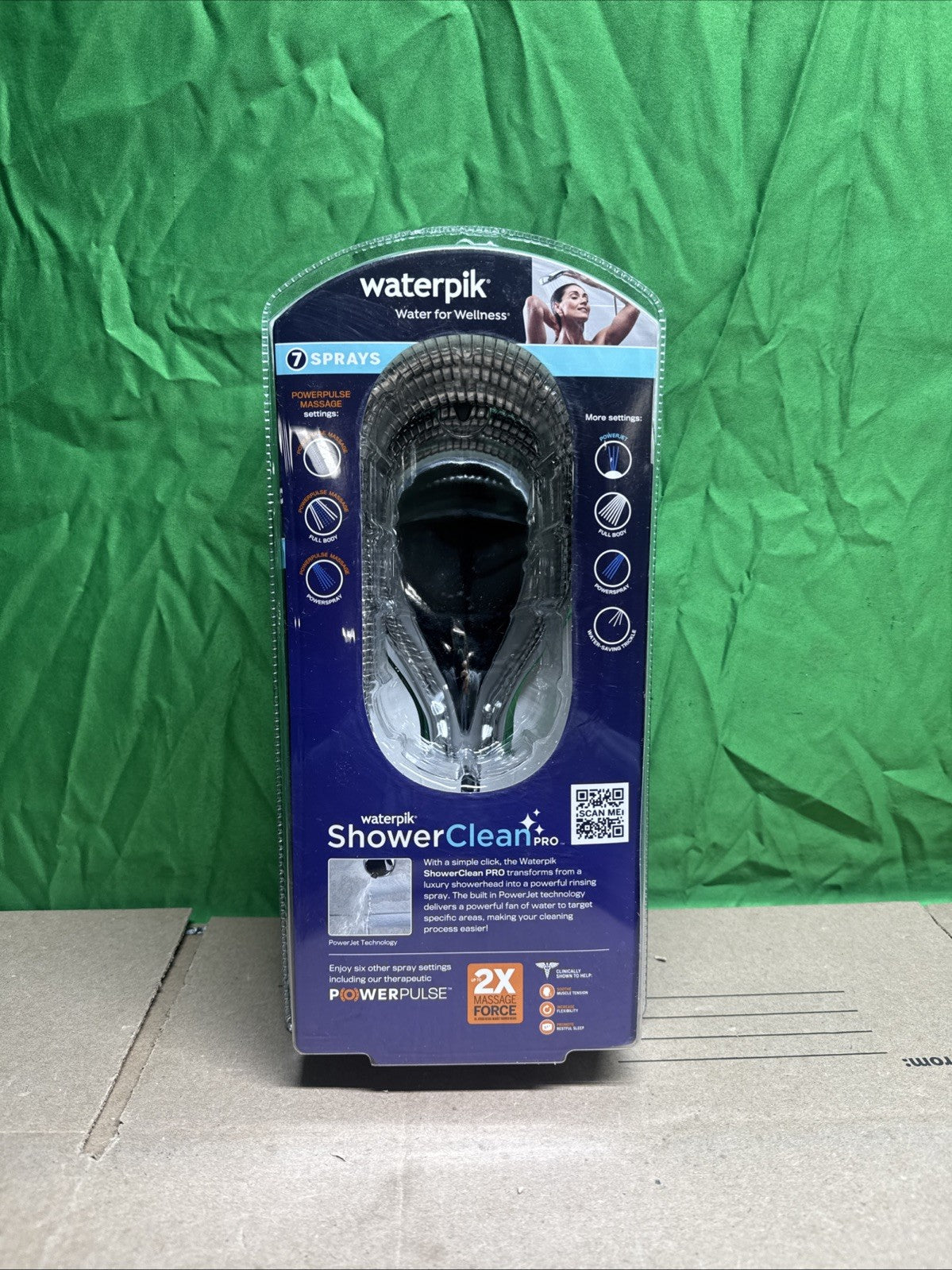 7-Spray Patterns w/ 1.8 GPM 4.75" Wall Mount Adjust Handheld Shower Head, Chrome