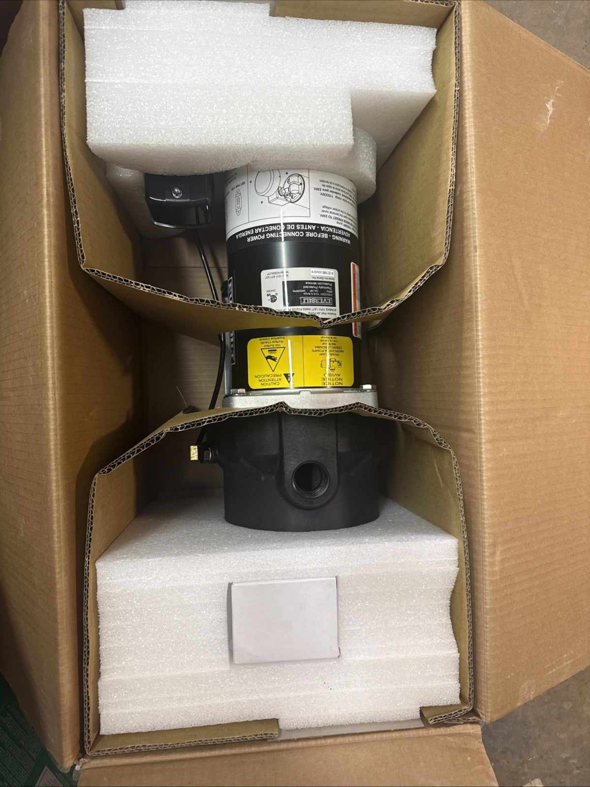 Everbilt Shallow Well Jet Pump Plastic 3/4HP HDSWJ7P NEW OPEN BOX