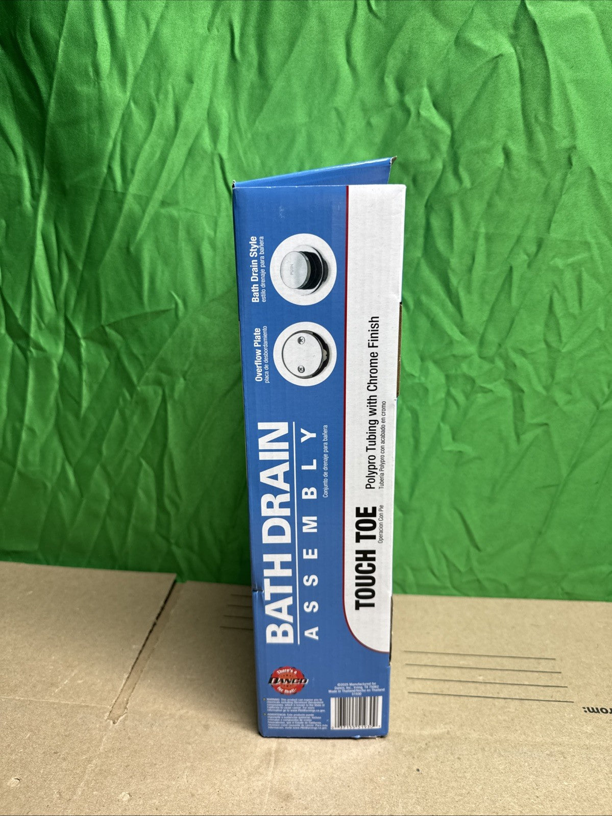 DANCO Touch-Toe Tub and Bath Drain Kit - Chrome - 51930