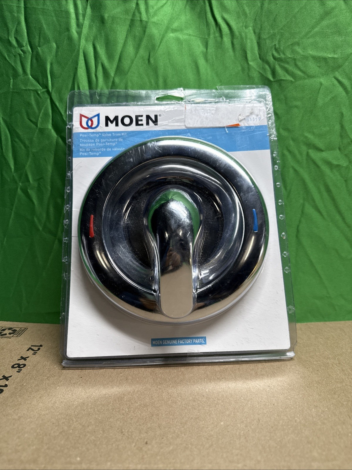 MOEN Chateau 181119 Chateau Lever Posi-Temp Shower Valve Trim Kit in Chrome