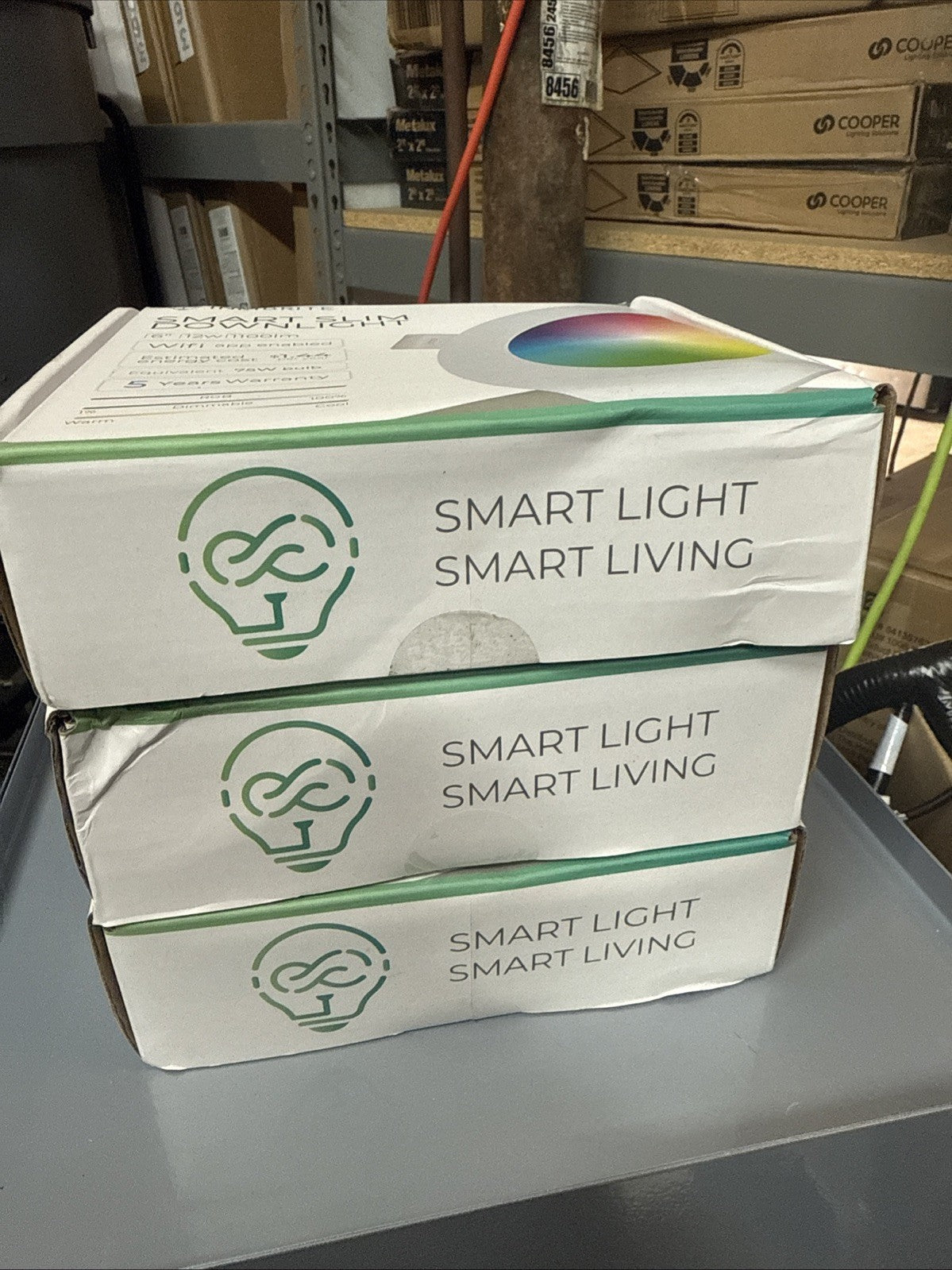 Infibrite 6 Inch WiFi Smart Slim DownLight LED 12W 1100LM, 3 PK NEW Open Box