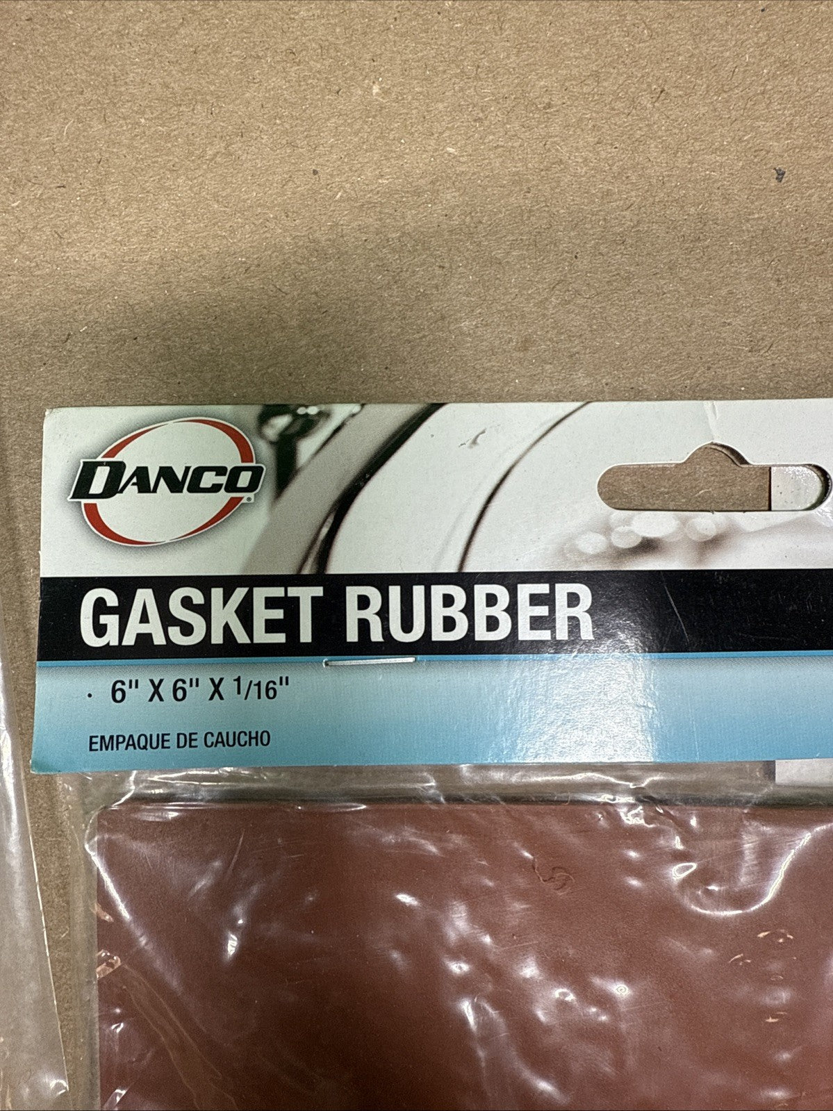 6 PACK Danco 59849 Rubber Packing Sheets, 6-Inch x 6-Inch