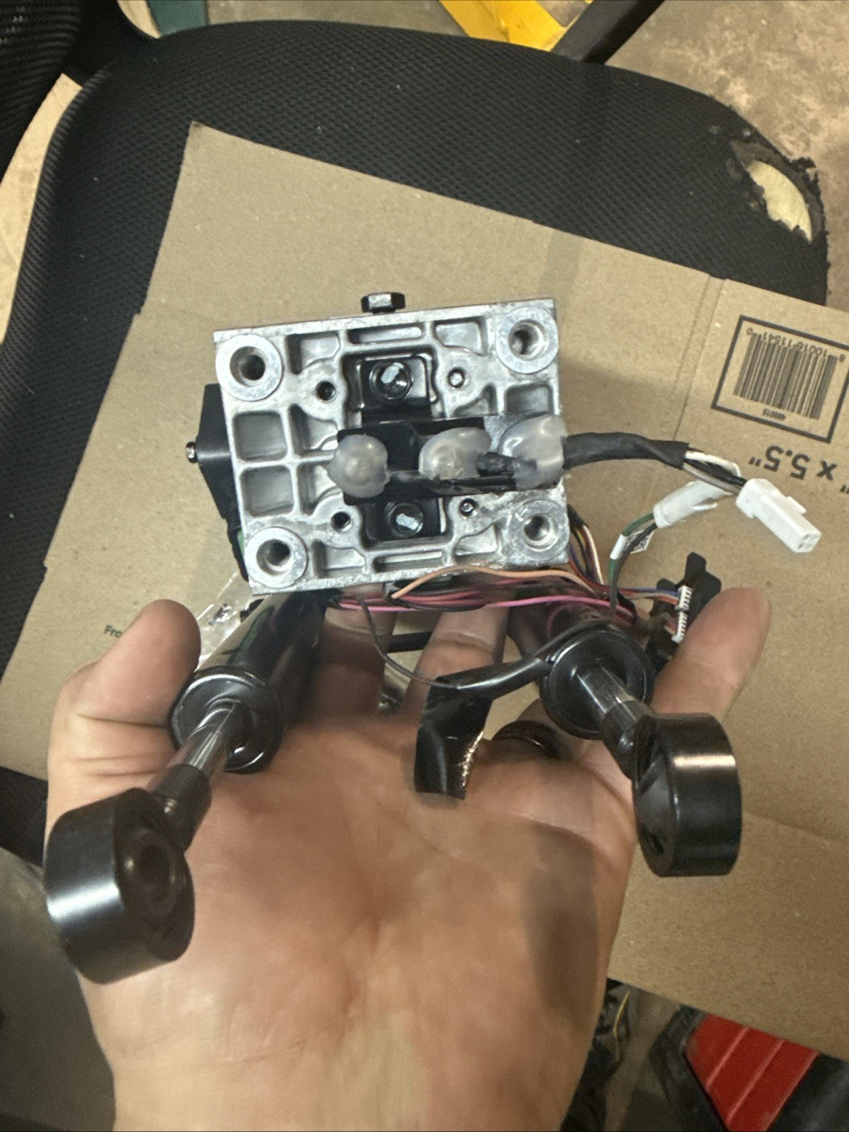 Joystick Assy w/ Sensors & Mixing Board, Z54Li 80v Zero Turn Mower