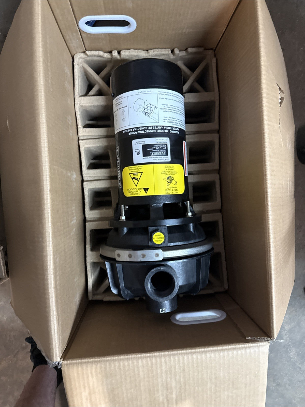 Everbilt Lawn Irrigation Pump Plastic 1.5HP HDLS15P NEW OPEN BOX