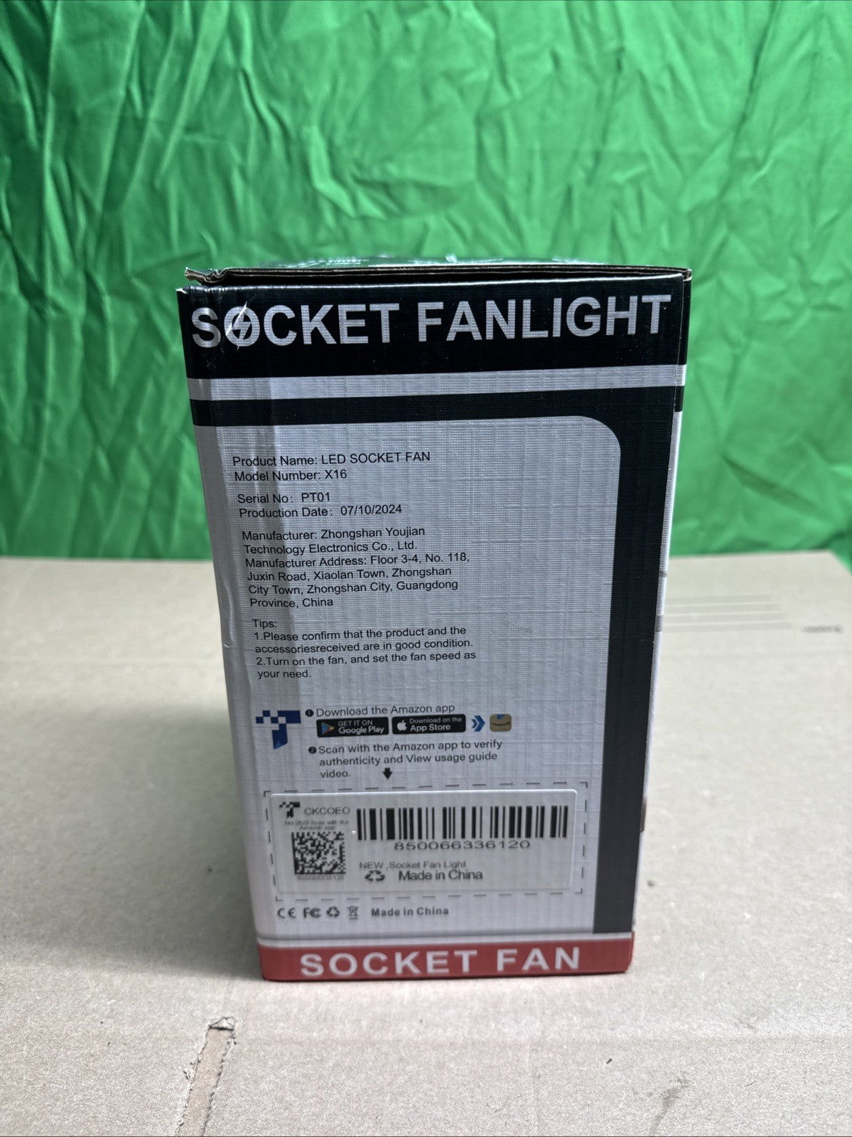 Ceiling Fan with Lights and Remote Control, 3 Colors Dimmable 6 Speeds Ceilin...