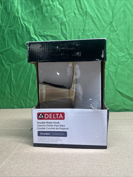 Delta 75135-CZ Dryden Double Robe Hook - Champagne Bronze
