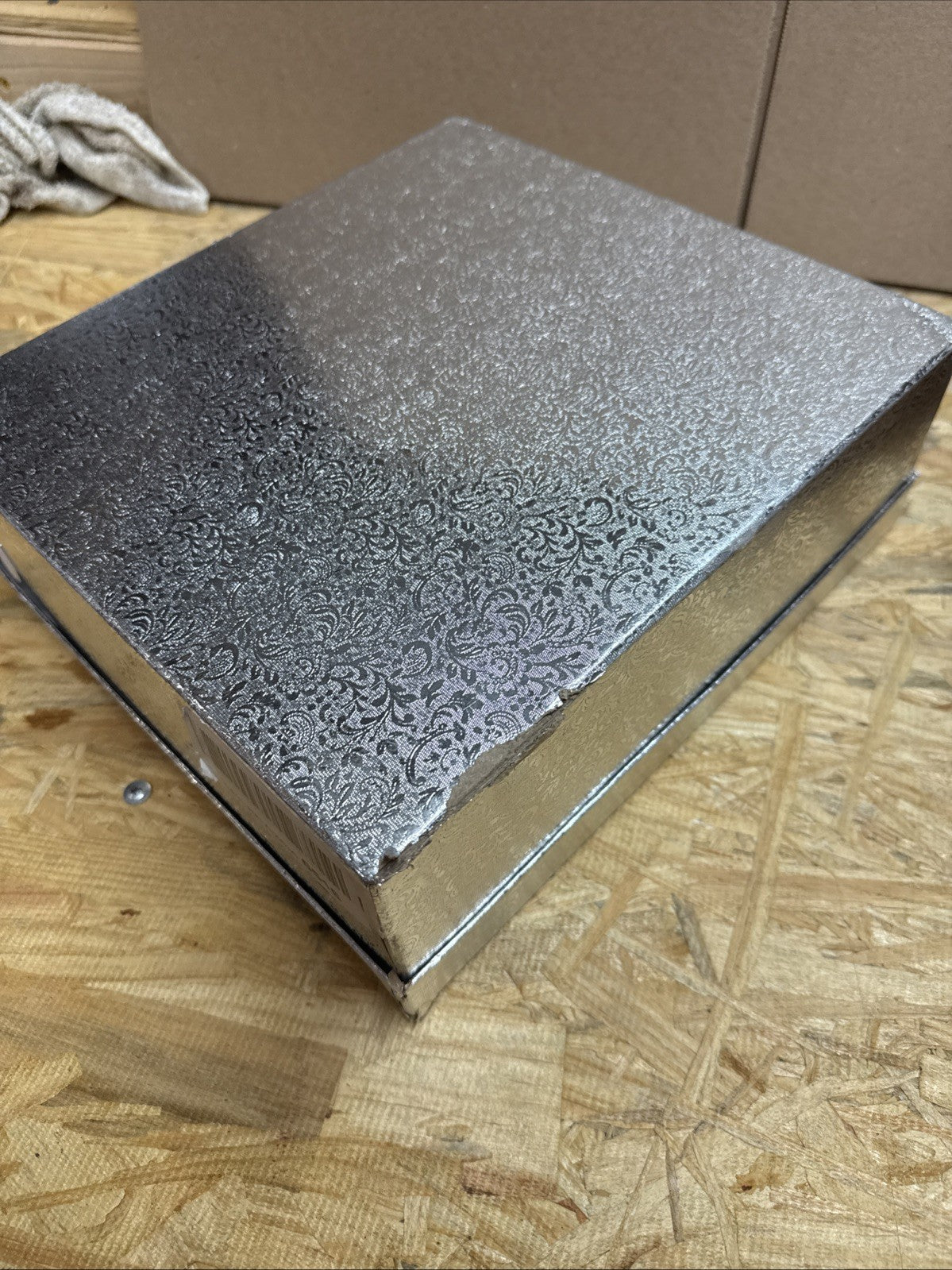 Women’s sparkly rhinestone block heel ankle bootie black suede sidezipper Size 8