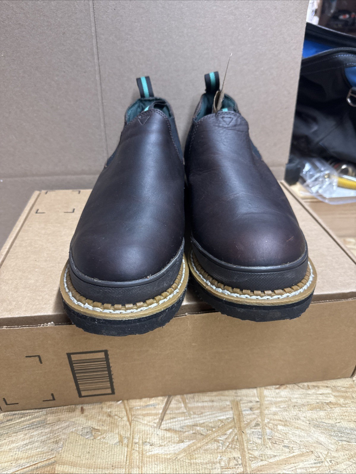 GEORGIA GIANT WEDGE ROMEO WORK BOOTS GR274 - Size 13 W