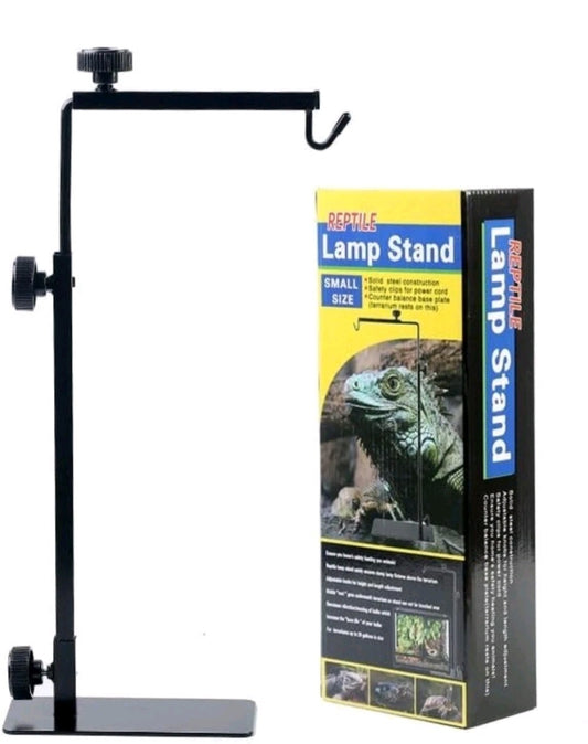 Reptile Lamp Stand, Adjustable Heat Lamp Bracket, Floor Metal Lamp Holder NIB