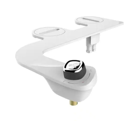 Bio Bidet SlimEdge Bidet Attachment for Toilet, Non Electric Self Cleaning White