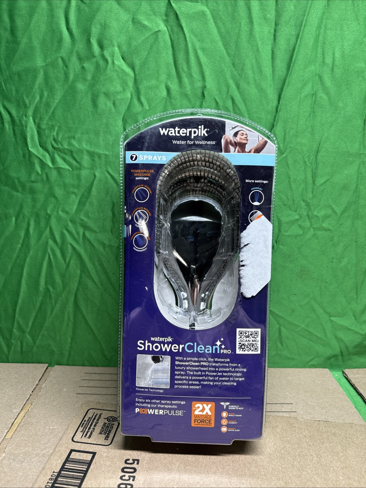 7-Spray Patterns w/ 1.8 GPM 4.75" Wall Mount Adjust Handheld Shower Head, Chrome