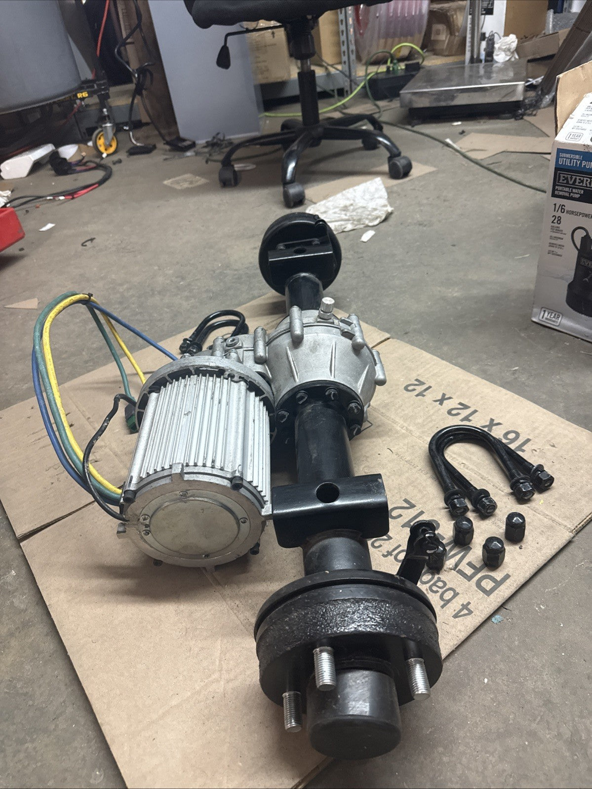 Ryobi RM480ex Complete Drive Transaxle Assembly / Rear Axle 38” Riding Mower 48V