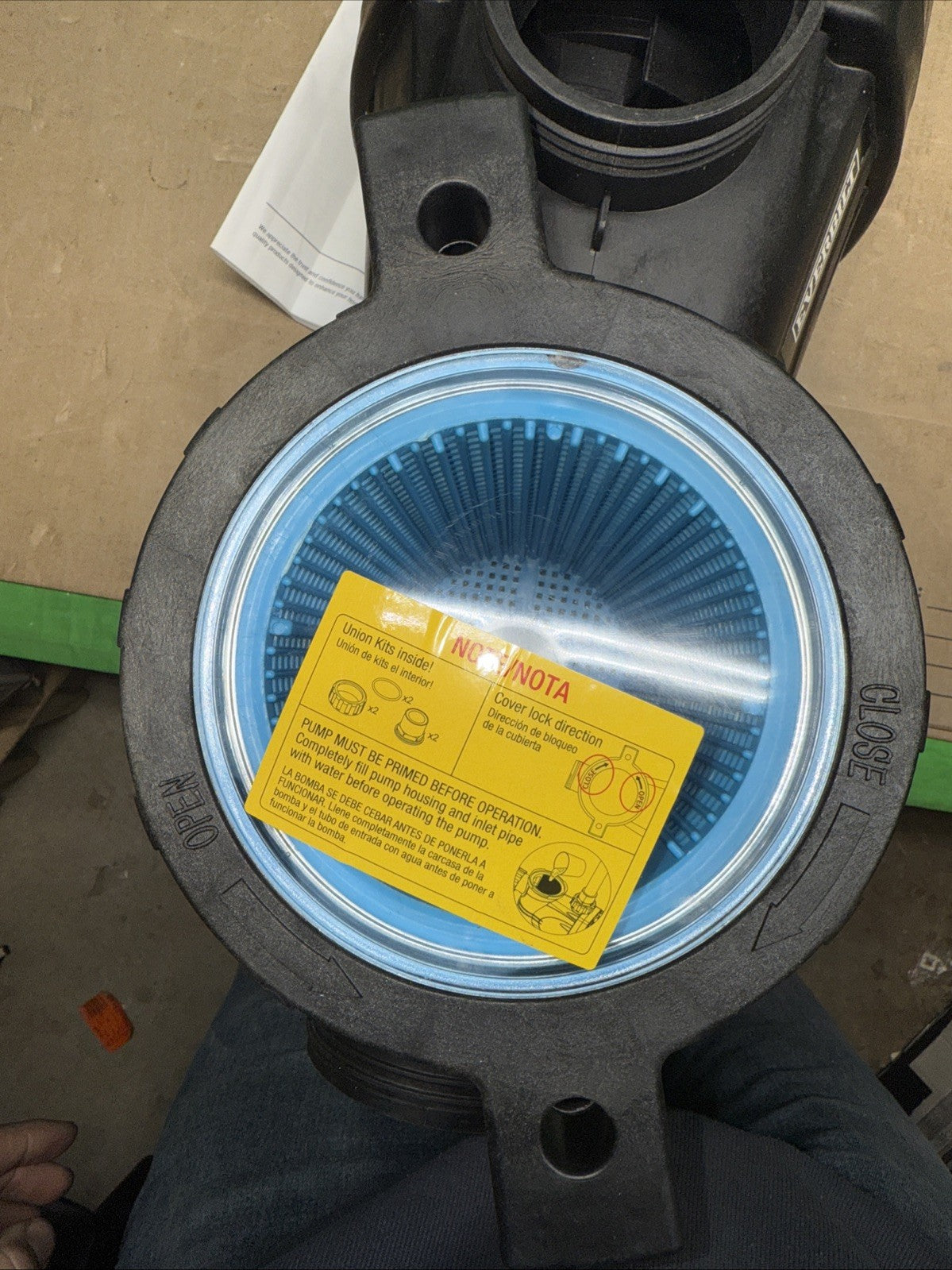 Everbilt 1.5 HP 2-Speed Pool Pump 230-Volt SPP15002-2SP *no unions*