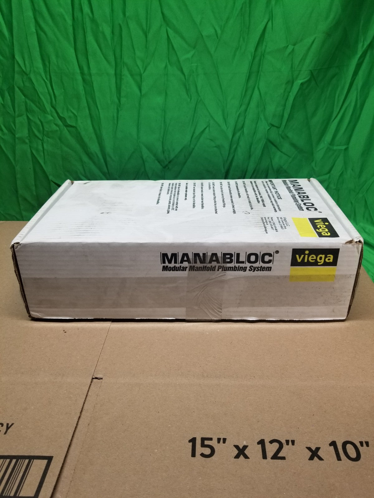 Viega Manabloc 1/2 in x 14 Ports: 6 Hot 8 Cold Press Fit Polymer Manifold 49610